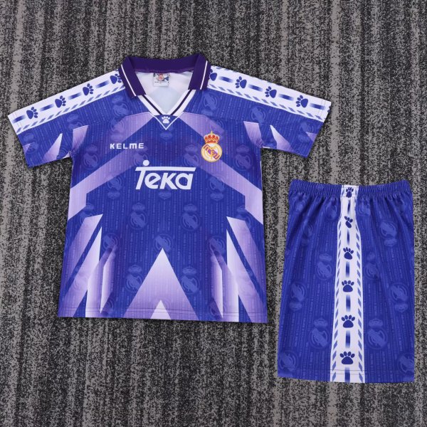 Retro Real Madrid away kids  1996-1997