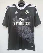 Retro  Real Madrid third  Away Black 1:1 Quality Soccer Jersey    2014-2015