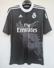 Retro  Real Madrid third  Away Black 1:1 Quality Soccer Jersey    2014-2015