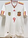 Retro Spain away 1:1 Quality Soccer Jersey 2011-2012