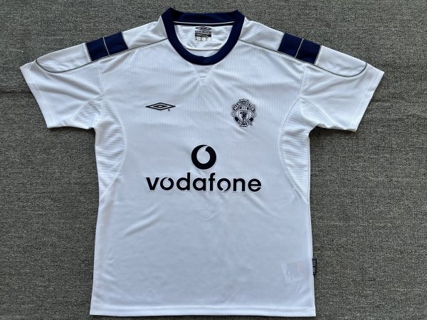 Retro Manchester united away 1:1 Quality Soccer Jersey 2000-2001