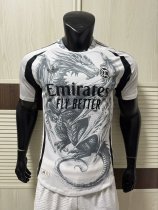 Real Madrid white  dragon  Special Edition  Player 1:1 Quality Soccer Jersey  25-26