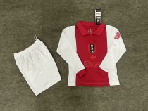 AJAX long home kids 1:1 Quality Soccer Jersey   25-26