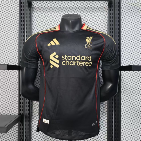 Liverpool  third  away Player  1:1 Quality Soccer Jersey   25-26