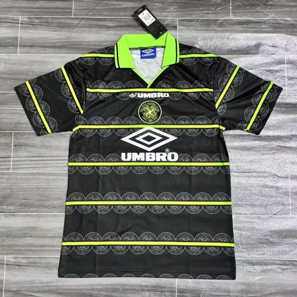 Retro Celtic Away  1:1 Quality Soccer Jersey  1998-1999