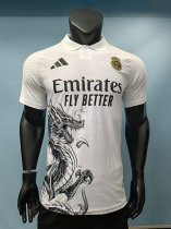 Real Madrid white  dragon  Special Edition  Player 1:1 Quality Soccer Jersey   25-26