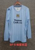 Retro Manchester City long  Home 1:1 Quality Soccer Jersey  2007-2008