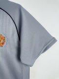 Retro Manchester United Goalkeeper Grey  1:1 Quality Soccer Jersey  2007-2008