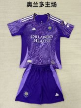 Orlando City SC  home fans kits  1:1 Quality Soccer Jersey  25-26 (kids and man )