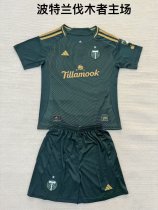 Portland Timbers home  fans kits  1:1 Quality Soccer Jersey  25-26 (kids and man )