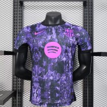 Barcelona  Pre match uniform Player  1:1 Quality Soccer Jersey 25-26