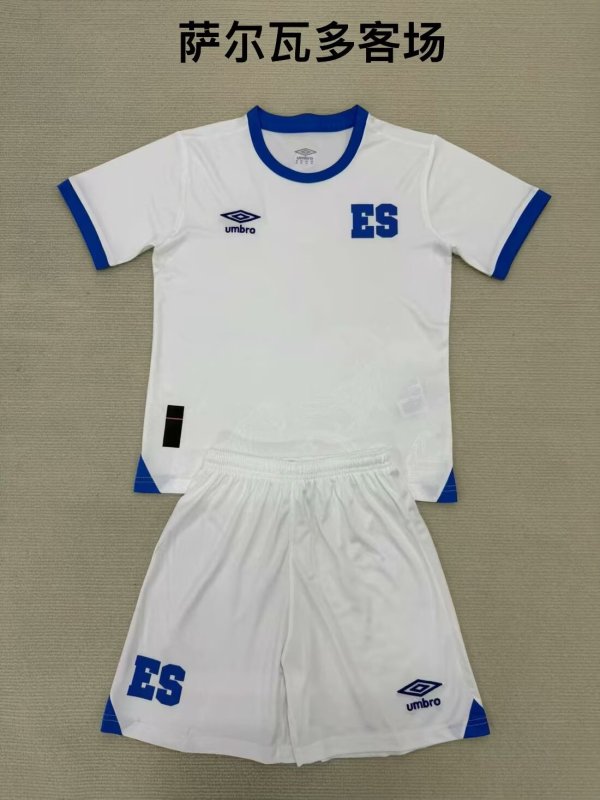 El Salvador away Fans 1:1 Quality Soccer Jersey   25-26 (kids and man )