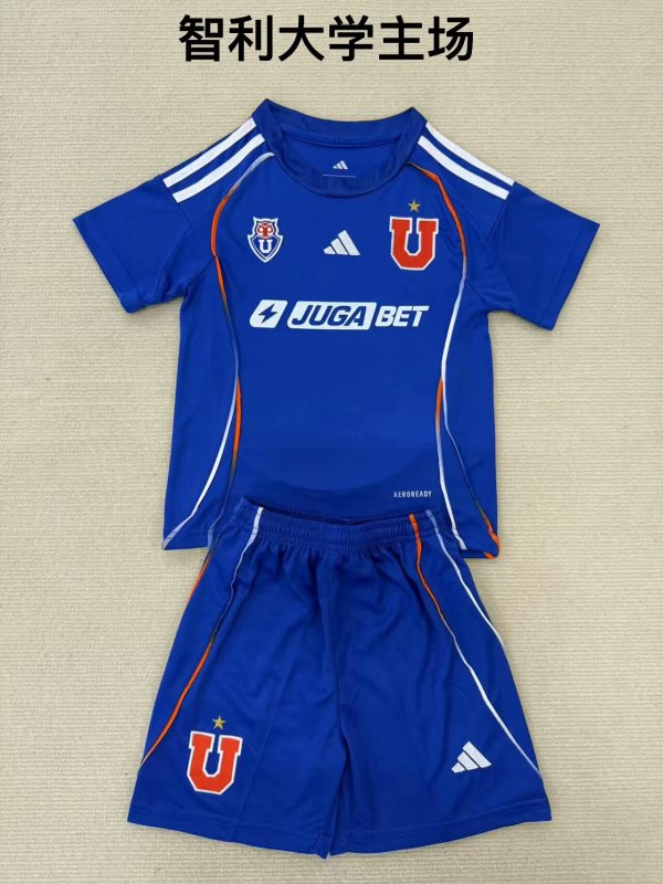 Universidad De Chile home  fans 25-26 (kids and man kits )