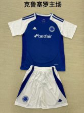 Cruzeiro   home fans kits  1:1 Quality Soccer Jersey   25-26 (kids and man )