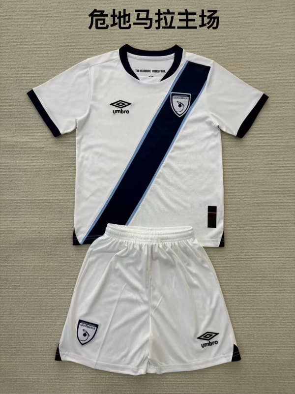 Guatemala home   fans kits  1:1 Quality Soccer Jersey   25-26 (kids and man )