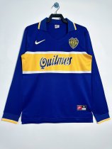 Retro Boca Juniors long Home Fans 1:1 Quality Soccer Jersey 1996-1997