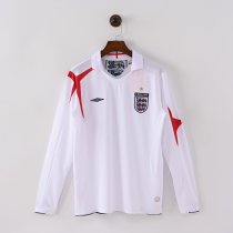 Retro England Home Long sleeve  1:1 Quality Soccer Jersey  2006
