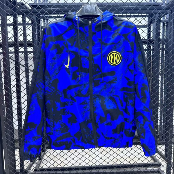 inter Windbreaker 1:1 Quality Soccer Jersey 25-26