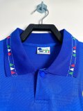 Retro  Italy Home long   1:1 Quality Soccer Jersey 1994