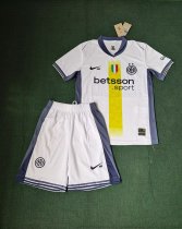 Inter Milan  away Kids fans 1:1 Quality Soccer Jersey  25-26
