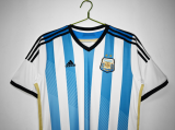 Retro  Argentina Home  1:1 Quality Soccer Jersey   2014