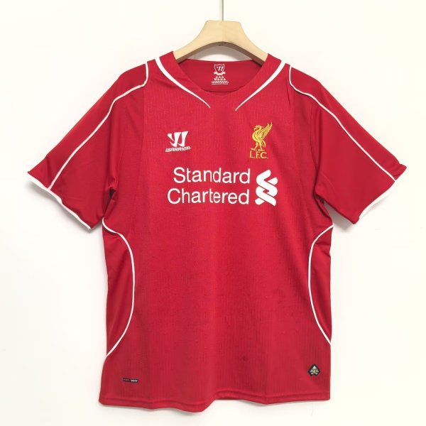 Retro  Liverpool Home  1:1 Quality Soccer Jersey  2014-2015