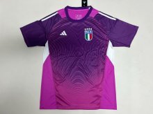 Italy away fans   goalkeeper 1:1 Quality Soccer Jersey   24-25