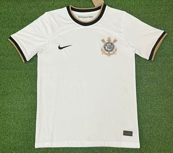 Corinthians Home  Fans  1:1 Quality Soccer Jersey  22-23