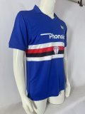 Retro Sampdoria Fans 1:1 Quality Soccer Jersey  1984-1988
