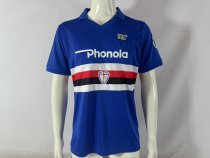 Retro Sampdoria Fans 1:1 Quality Soccer Jersey  1984-1988