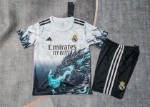 Real Madrid white  Special Edition kids 1:1 Quality Soccer Jersey  25-26