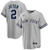 MLB New York Yankees grey baseball  Jerseys  2025