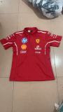 F1 Ferrari Polo Red   Short Sleeve Racing Suit 2025