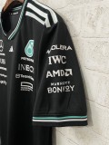 F1 Mercedes  Black  Short Sleeve Racing Suit 2025