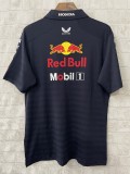 F1 Red Bull  polo  blue Short Sleeve Racing Suit 2025