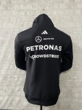 F1  Mercedes Hoodies Green Short Sleeve Racing Suit 2025