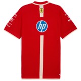 F1 Ferrari Polo Red   Short Sleeve Racing Suit 2025