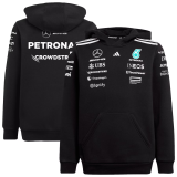 F1  Mercedes Hoodies Green Short Sleeve Racing Suit 2025