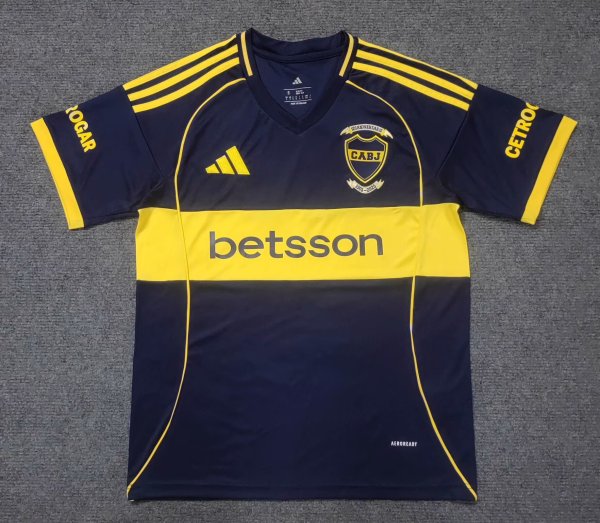 Boca Juniors Home 120 Year  Fans 1:1 Quality Soccer Jersey  25-26
