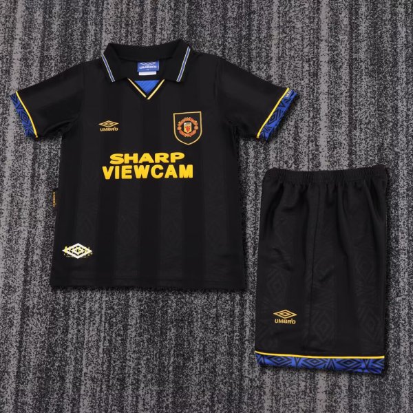 Retro Manchester United Away Kids 1993-1994
