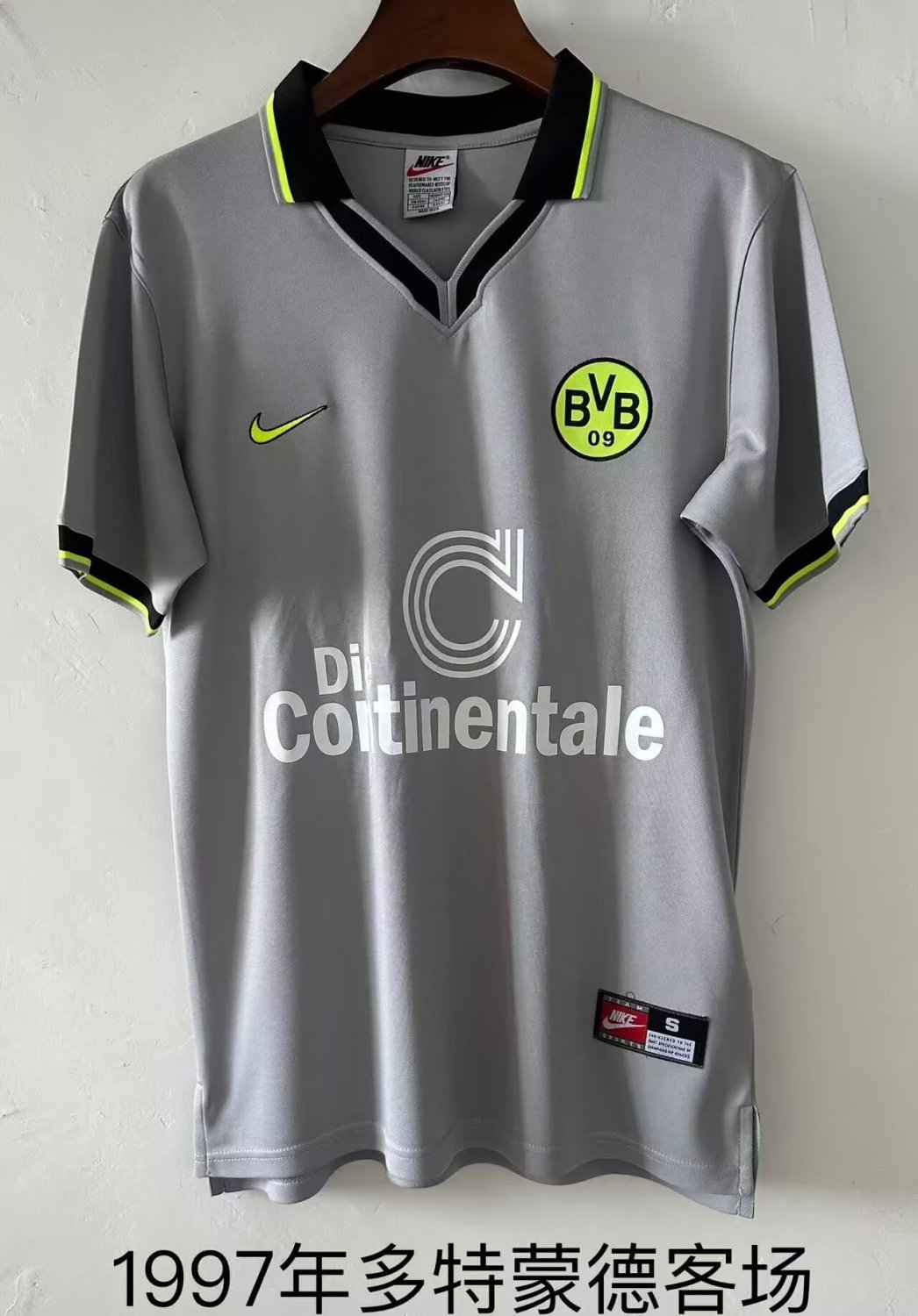 US$ 13.00 - Retro Dortmund Away Fans 1:1 Quality Soccer Jersey 1997 ...
