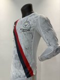 Manchester City Long  Away Fans 1:1 Quality Soccer Jersey  25-26
