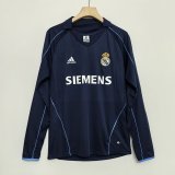 Retro Real Madrid Long  Away 1:1 Quality Soccer Jersey 2005-2006