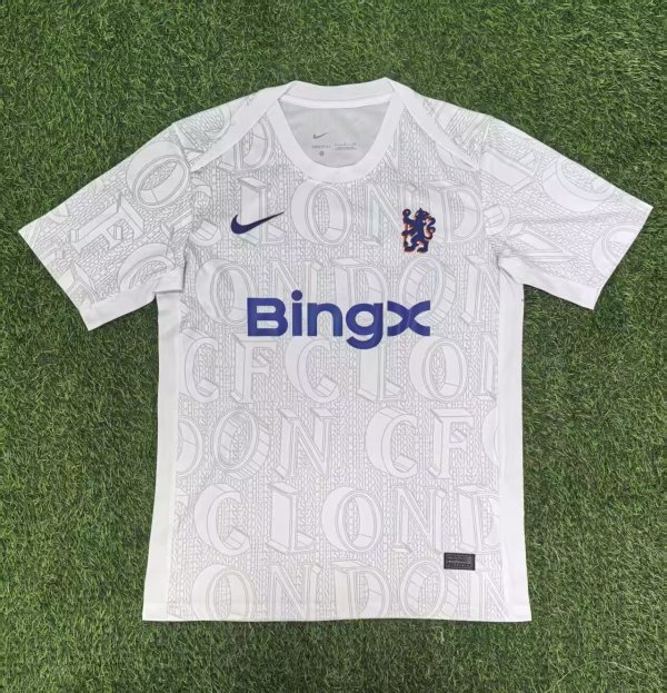 Chelsea Pre match uniform Fans 1:1 Quality Soccer Jersey  25-26