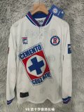 Retro Cruz Azul Long   Away 1:1 Quality Soccer Jersey   1998-1999