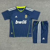 Retro Real Madrid Away Kids 1:1 Quality Soccer Jersey  2010-2011