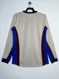 Retro Barcelona Away long  1:1 Quality Soccer Jersey 1999-2000