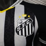 Santos away Player 1:1 Quality Soccer Jersey  25-26