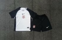 Corinthians home kids  fans 1:1 Quality Soccer Jersey  25-26