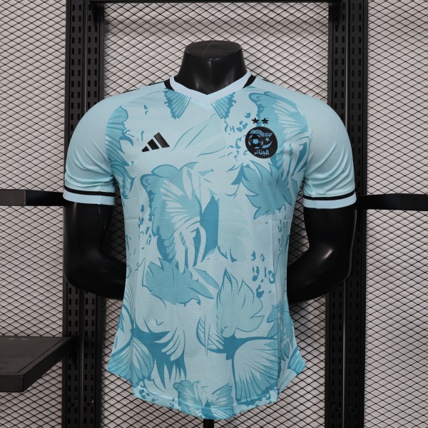 Algeria  Blue player 1:1 Quality Soccer Jersey 2025